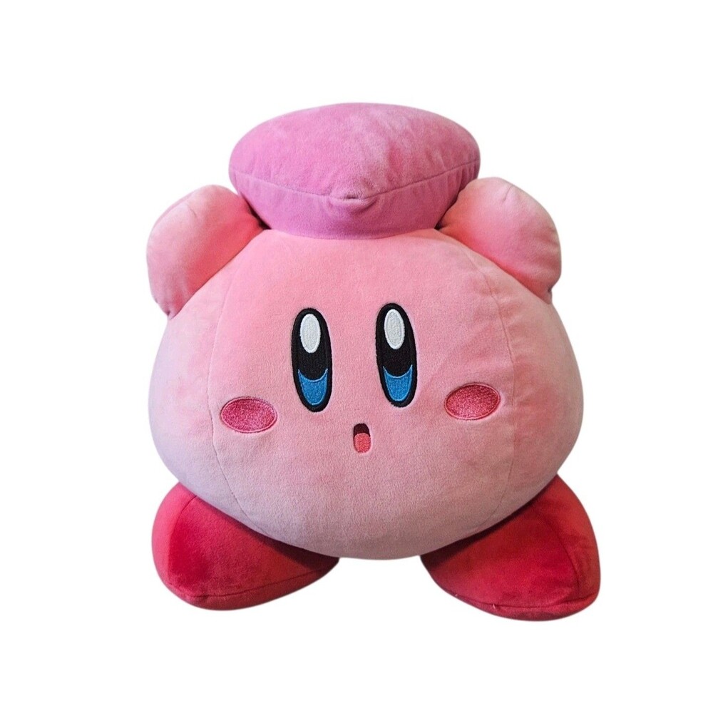 Club Mochi Mochi Mega Heart 15” Kirby Plush- Tomy Large! Pink Kirby